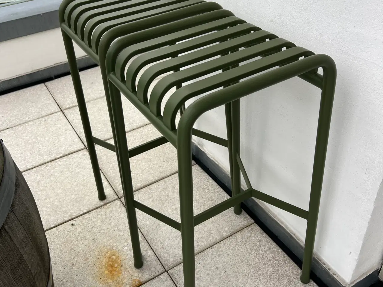 Billede 3 - HAY Palissade bar stool - olive - 2 stk.