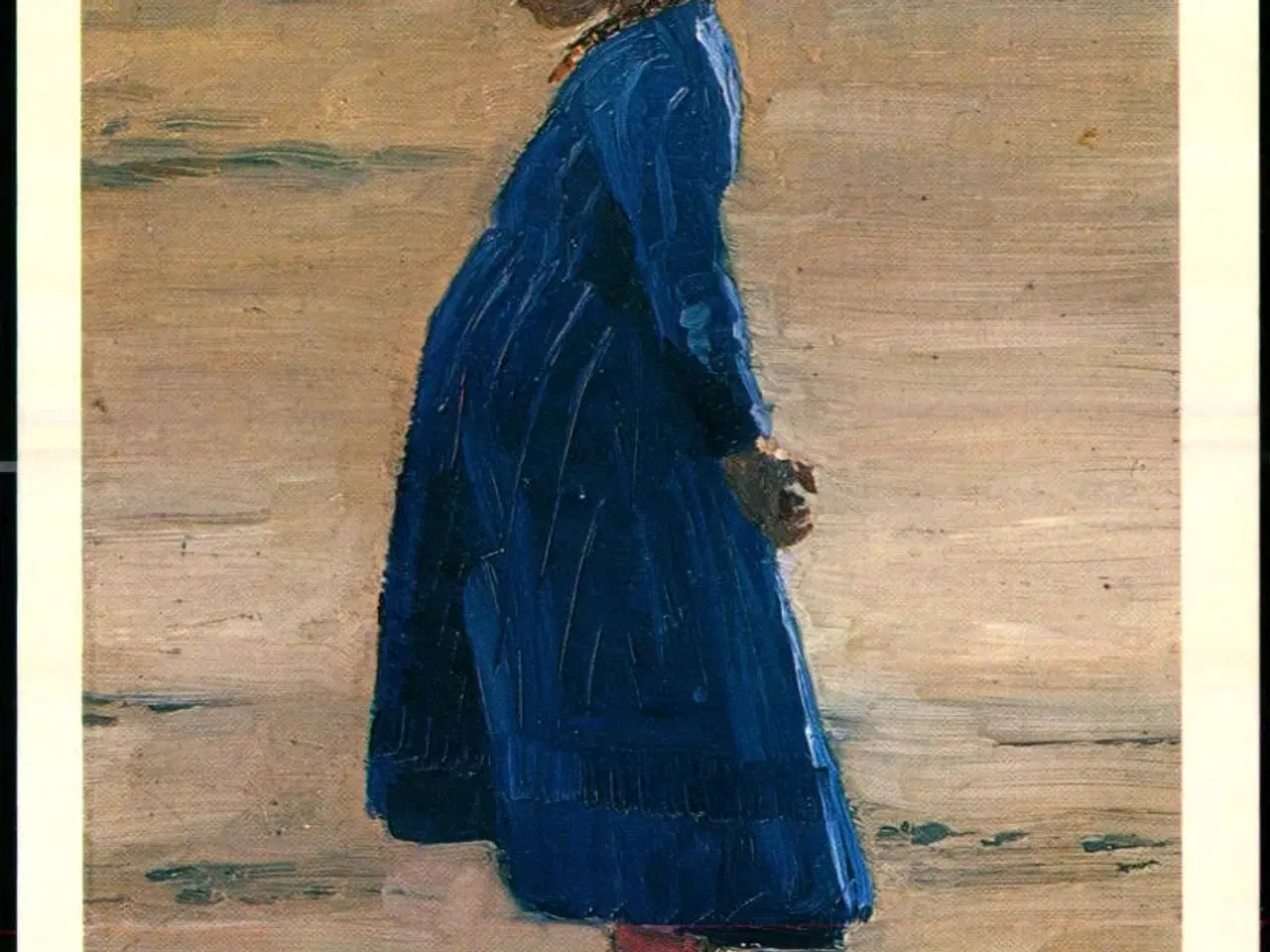 Billede 1 - Krøyer - En lille pige stående  på Skagen Strand - Skagen Museum 3 - Ubrugt