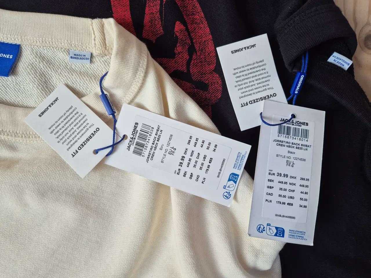 Billede 6 - 2 stk nye (L)Sweatshirt jack og jones