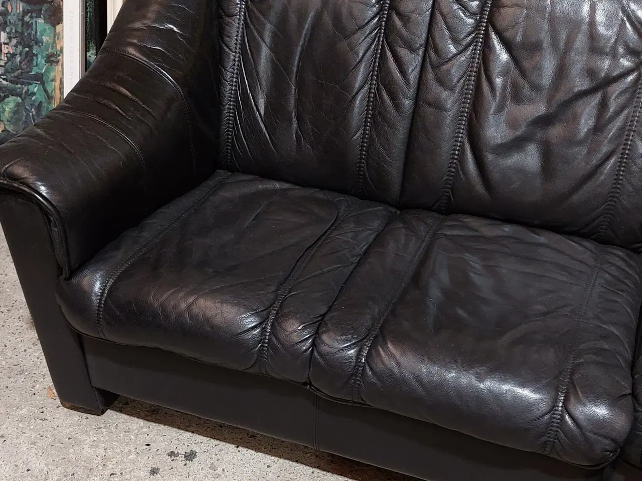 Billede 2 - Hjørnesofa ægte læder