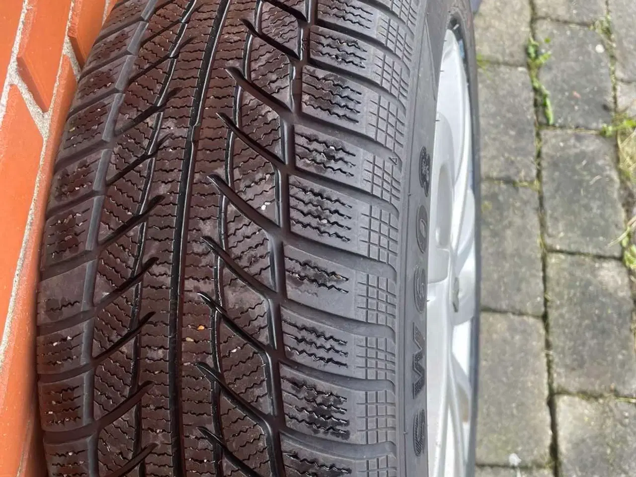 Billede 4 - 16” Originale Renault Alufælge med vinterdæk