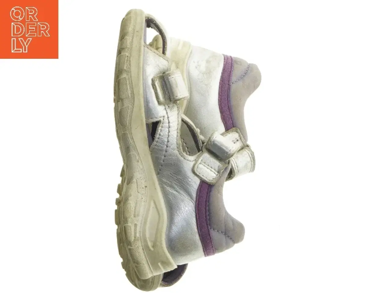 Billede 6 - Sølvfarvede børnesandaler fra Ecco (str. 25)