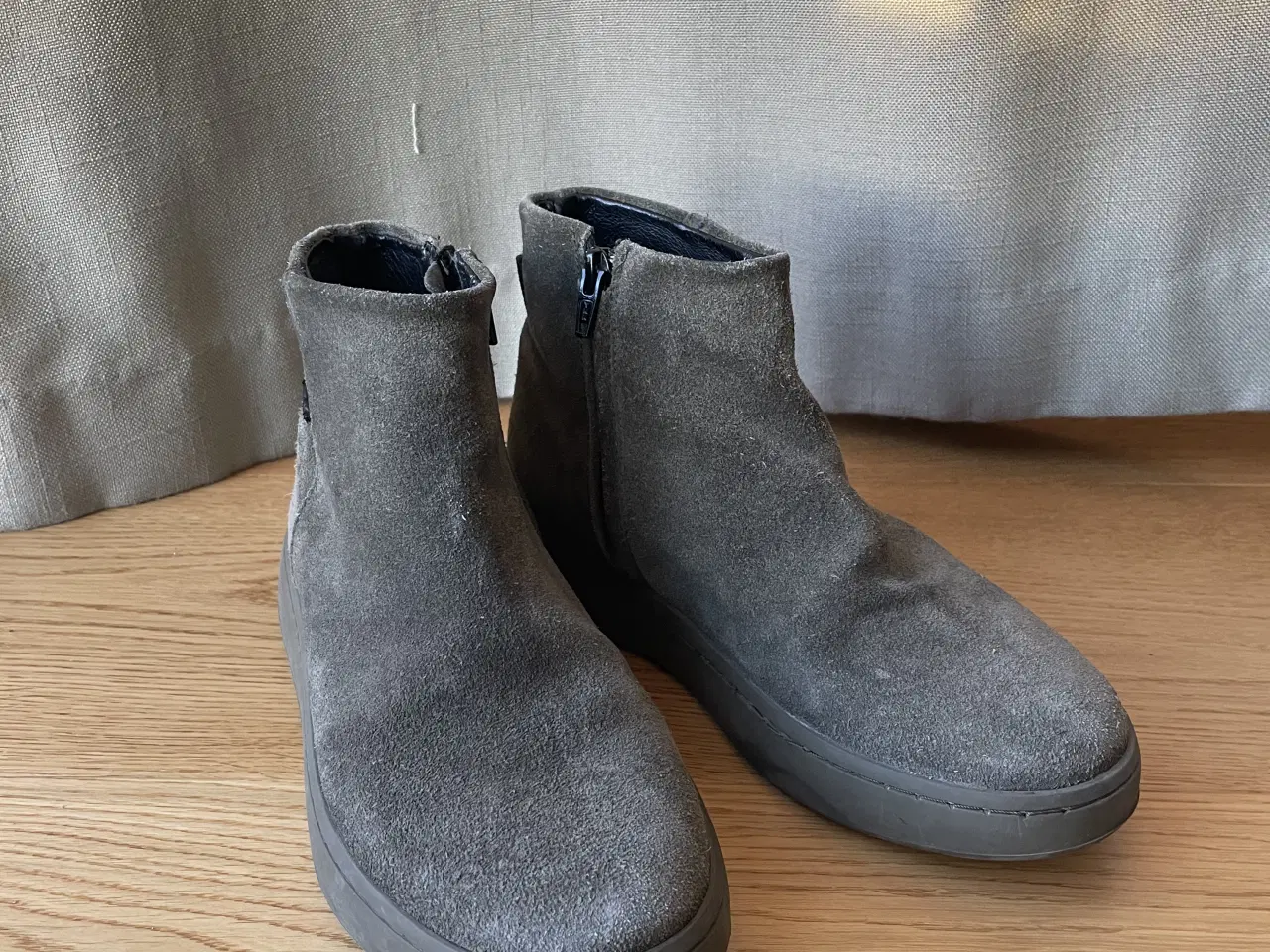 Billede 2 - Woden ruskindsstøvler armygrøn