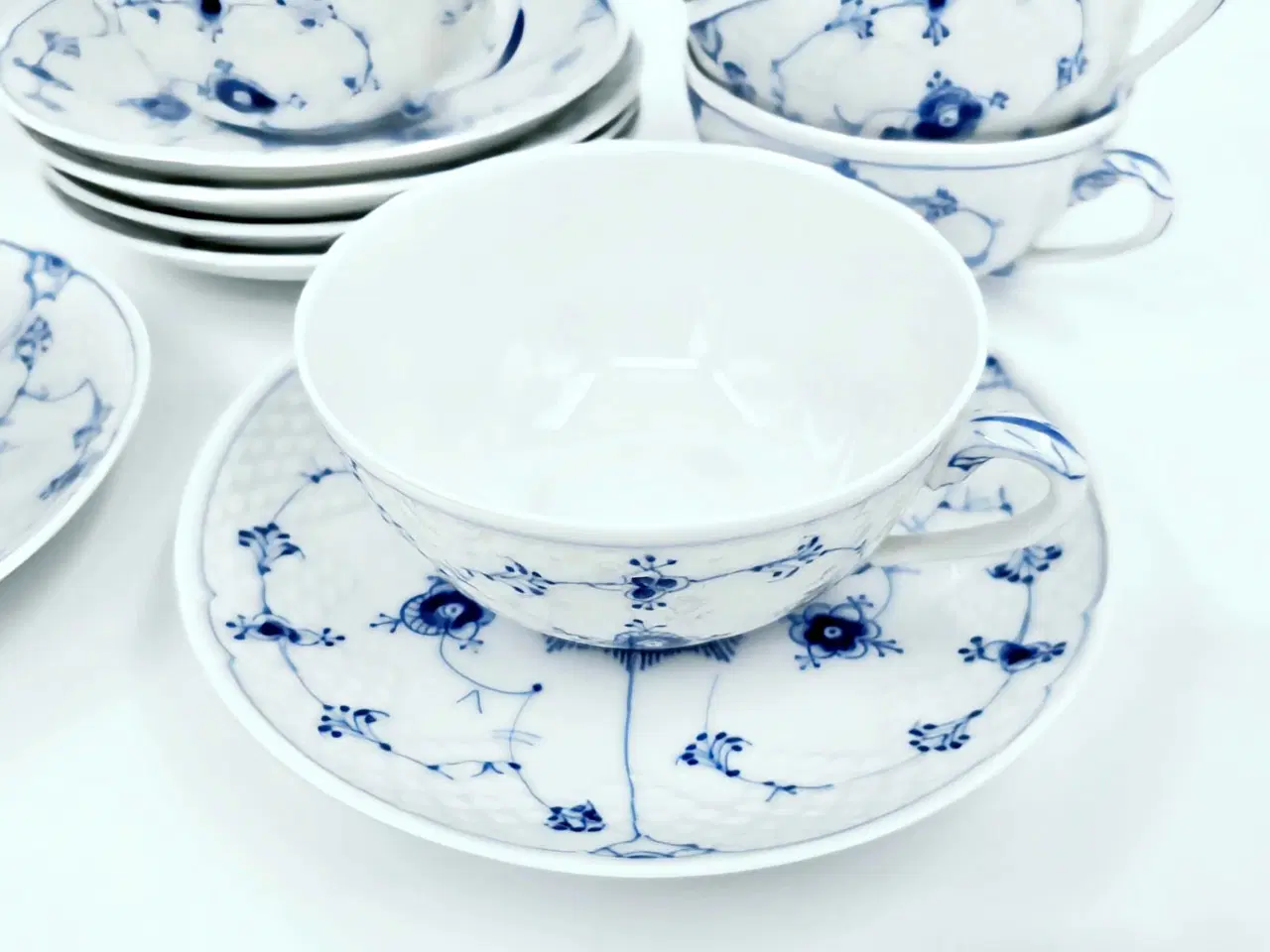 Billede 5 - Blåmalet tekop B&G Musselmalet Porcelæn