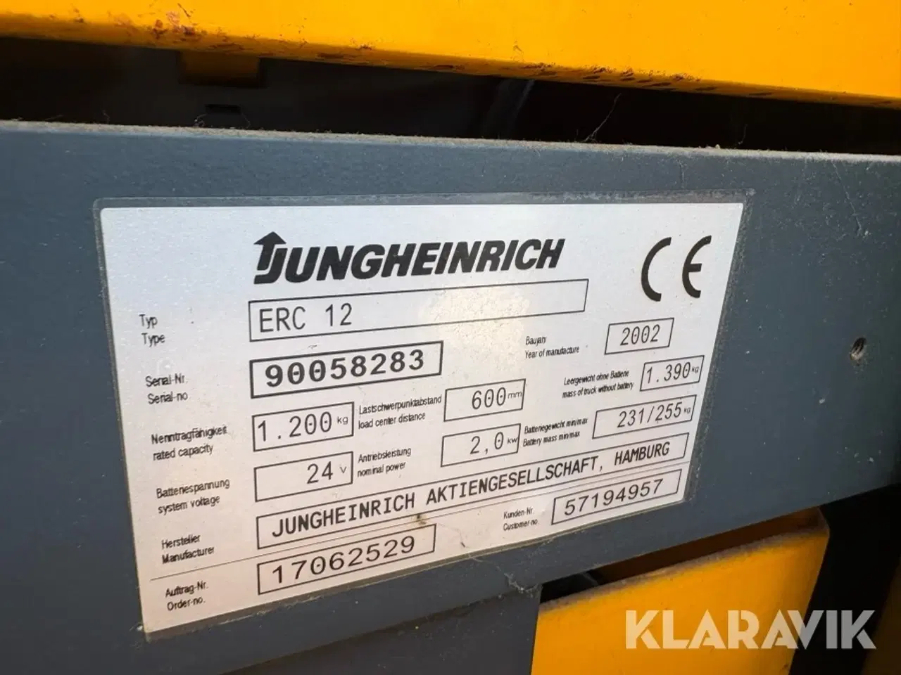 Billede 10 - Elstabler Jungheinrich ERC 12