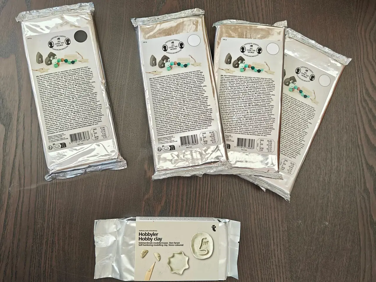 Billede 1 - Hobby ler (5 uåbne pakker)