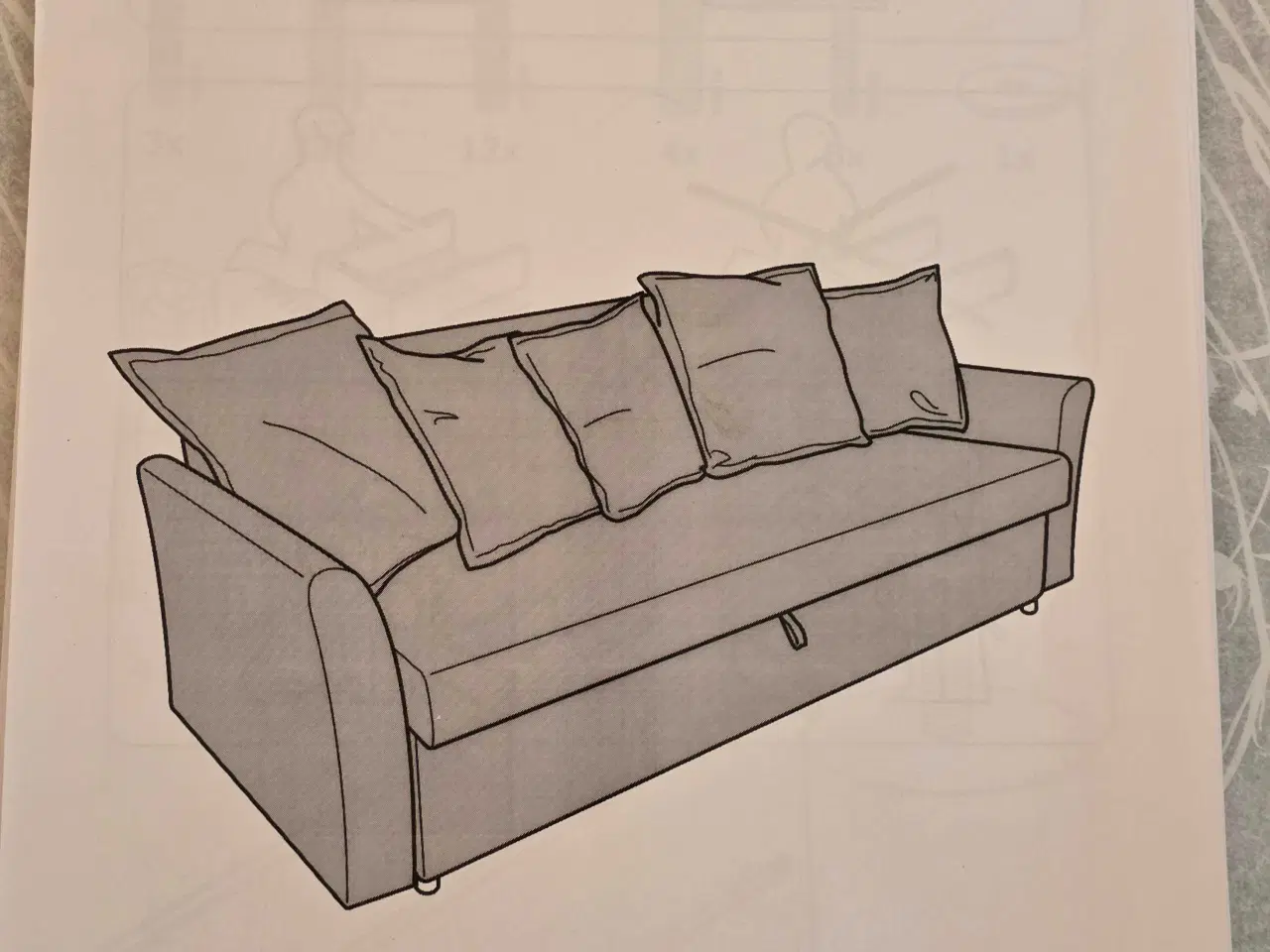 Billede 4 - IKEA sovesofa HOLMSUND 