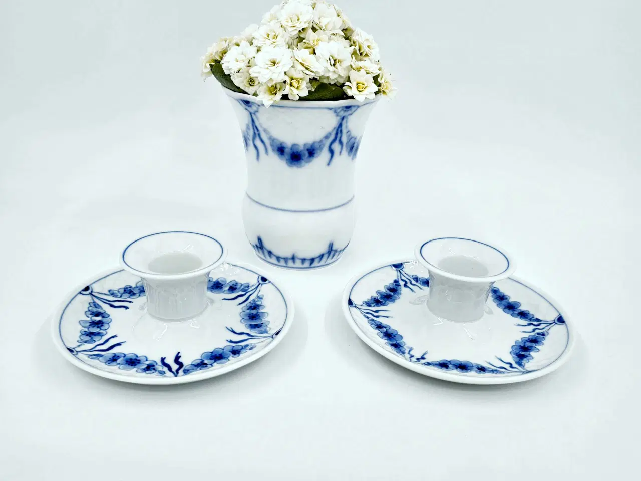 Billede 3 - Empire lysestage Porcelæn 
