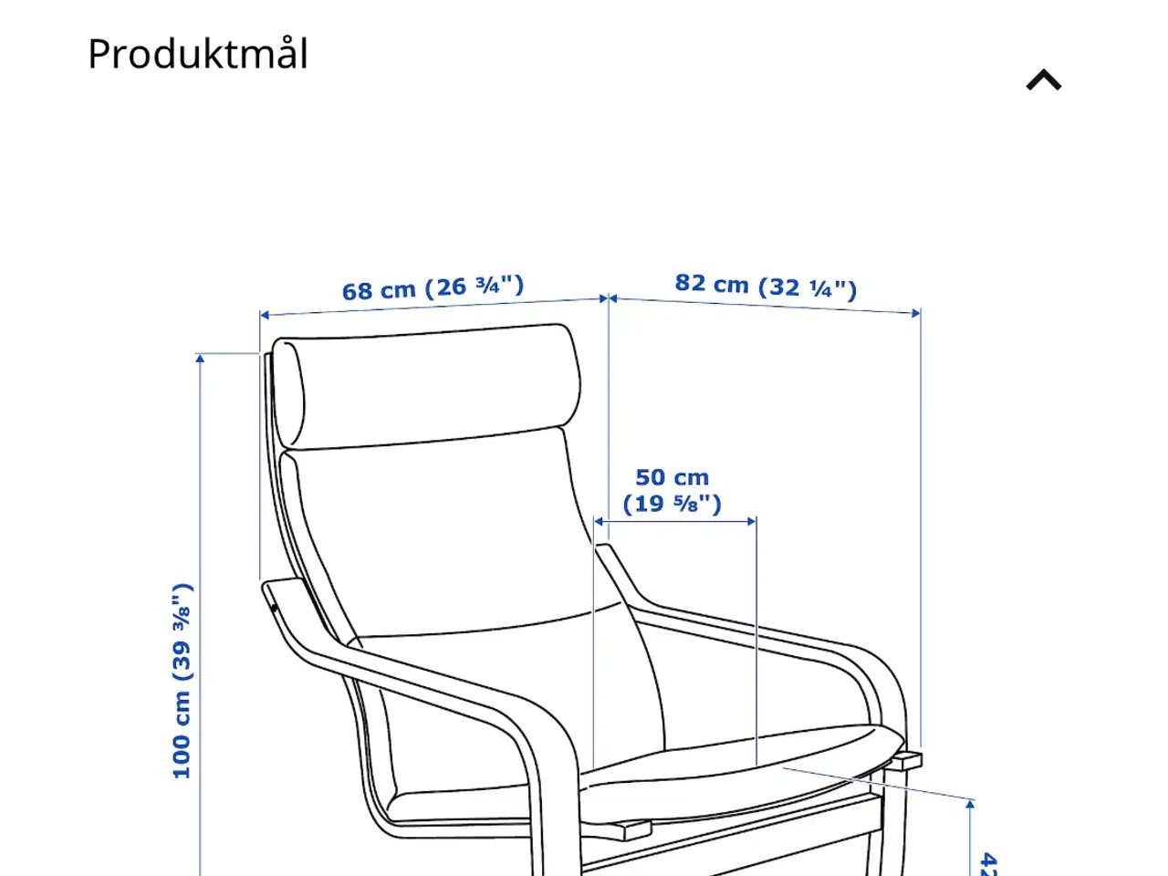 Billede 4 - Dejlig lænestol Poäng fra Ikea