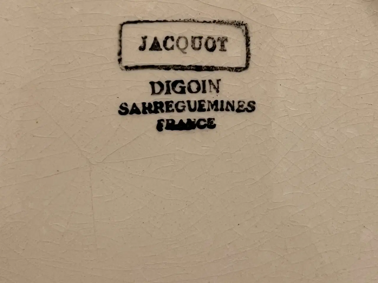 Billede 5 - 🌿 Fransk vintage charme – Digoin Sarreguemines “J
