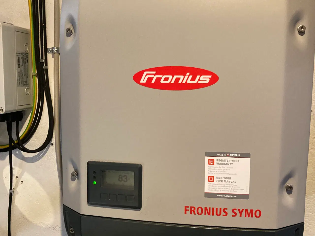 Billede 1 - Fronius inverter 6 kw 3 Faset 2 år 