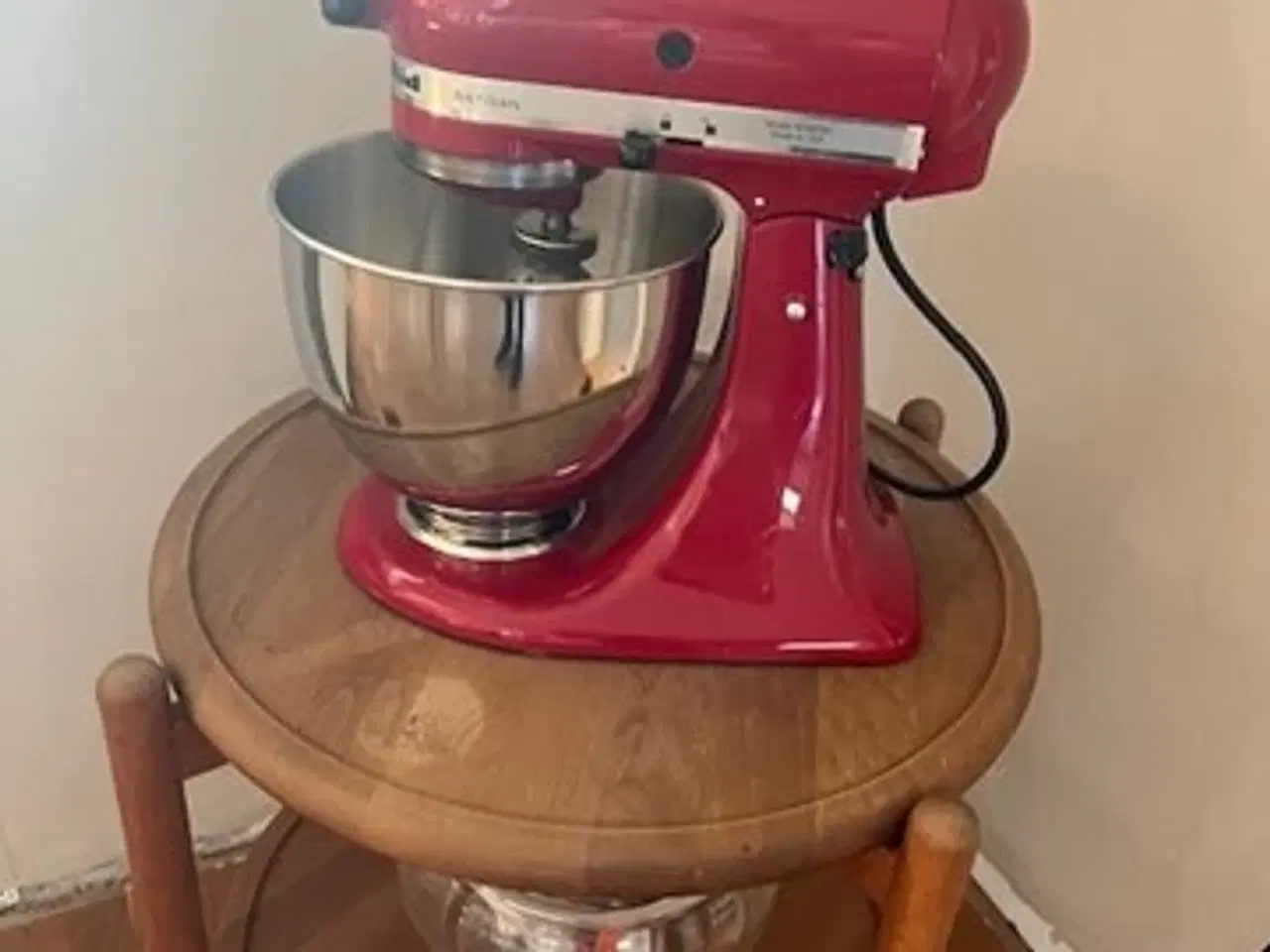 Billede 1 - Flot rød Kitchenaid Artisan Rørmaskine