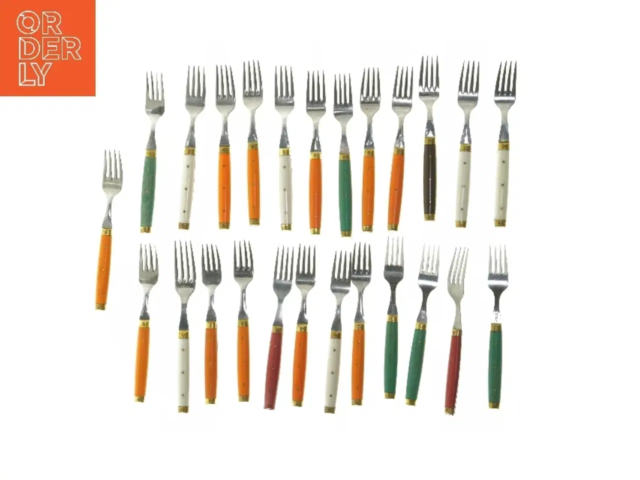 Billede 2 - Fransk bestik af mærket Melron (str. 25 stk 19,5 cm)
