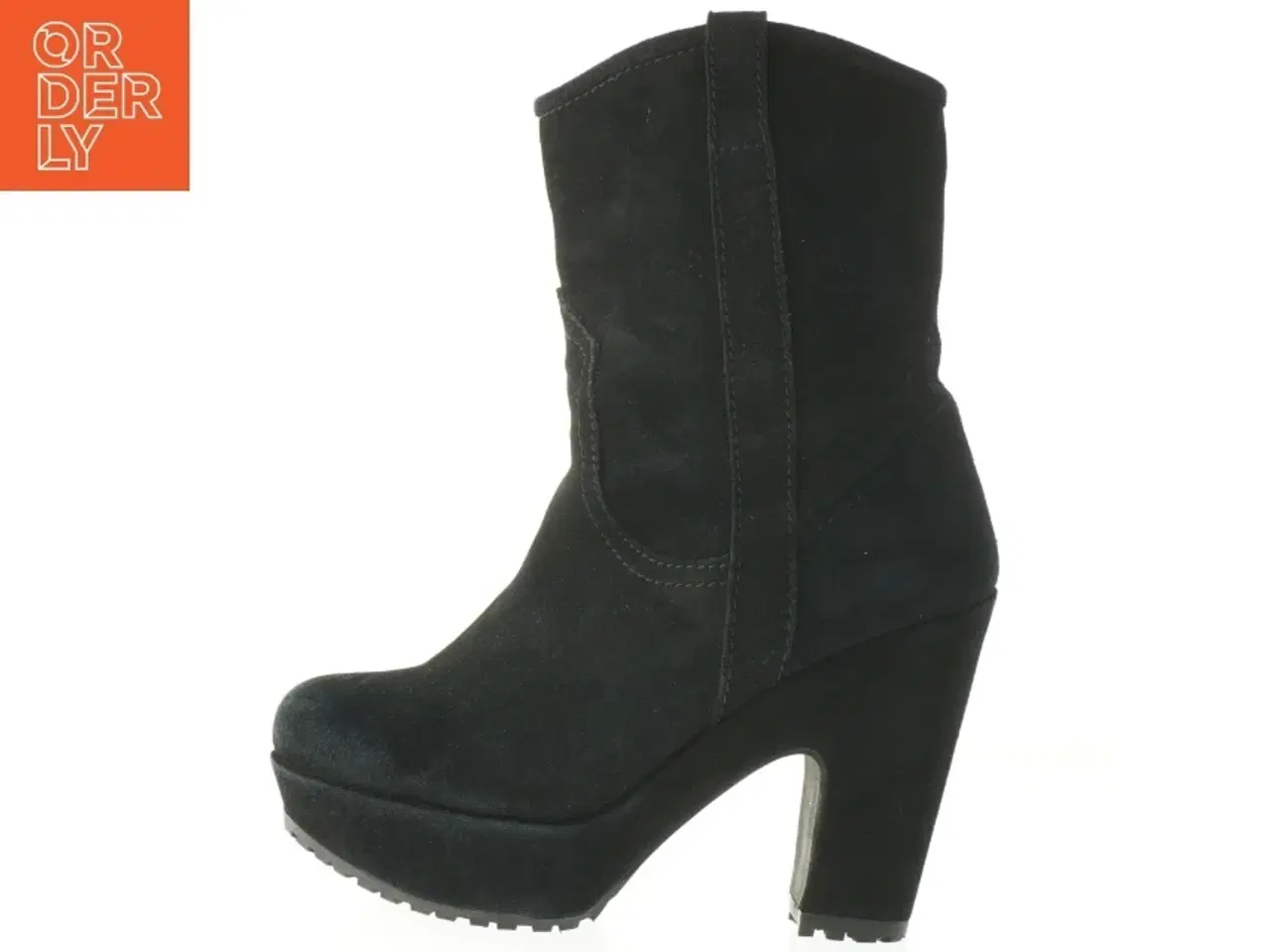 Billede 1 - Sort støvle med høj hæl størrelse 36 fra Gardenia (str. 36 )