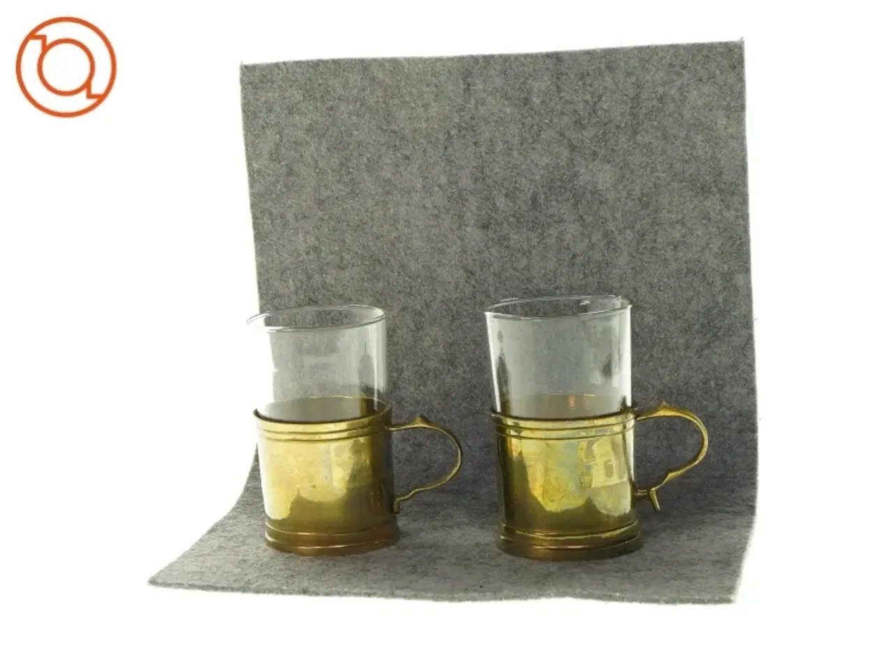 Billede 1 - Gløgg Glas 2 stk. (str. 13 x 8cm)