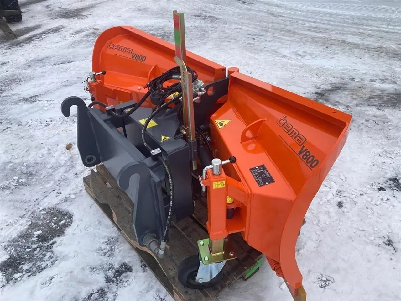 Billede 3 - Bema Bema V800 Sneplov Ophæng for Weidemann med hy.koblinger