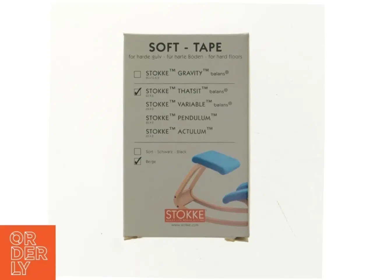 Billede 1 - Soft tape til stol fra Stokke (str. 12 cm)