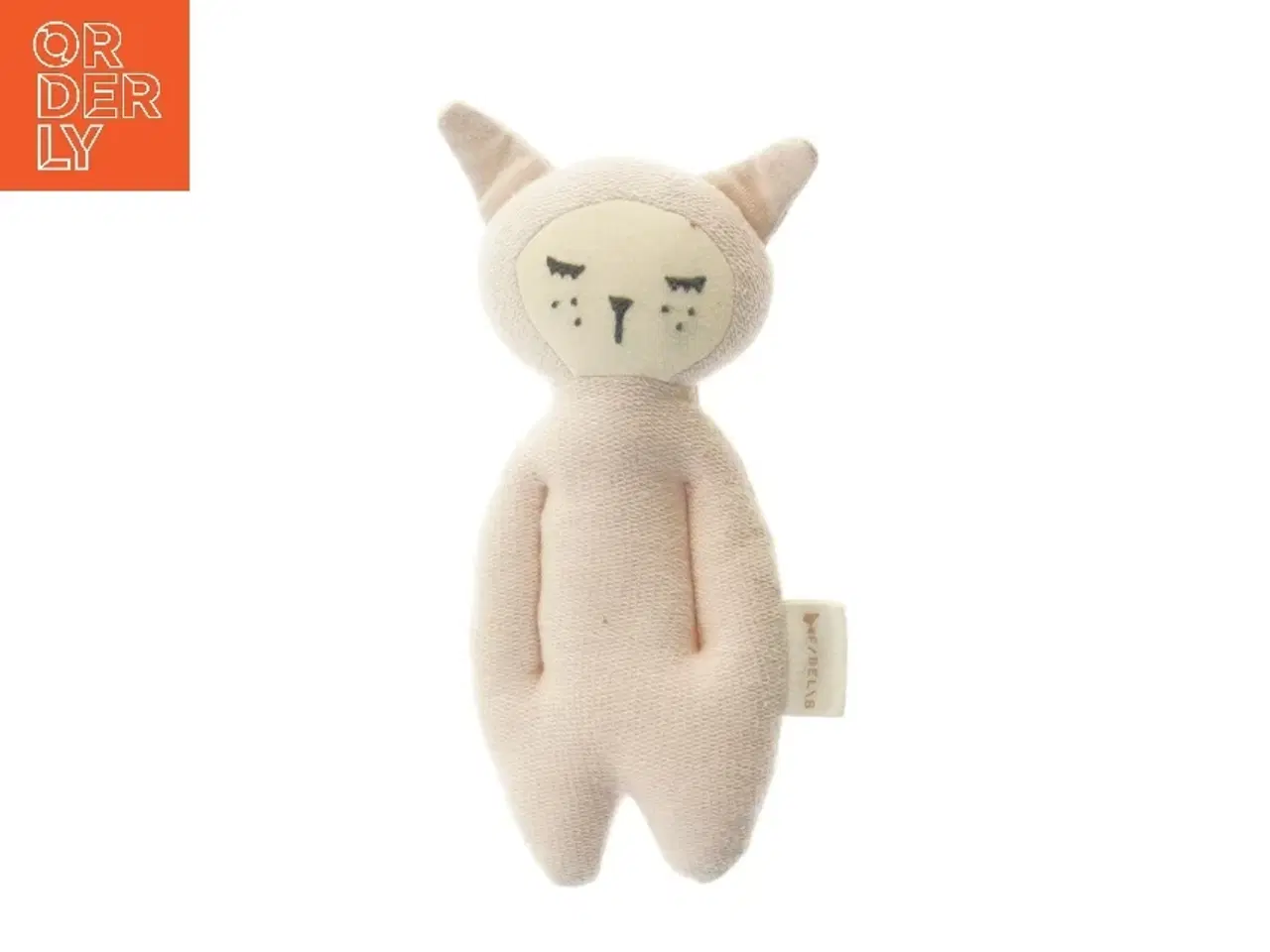 Billede 1 - Blød bamse med ører (str. 19 cm)