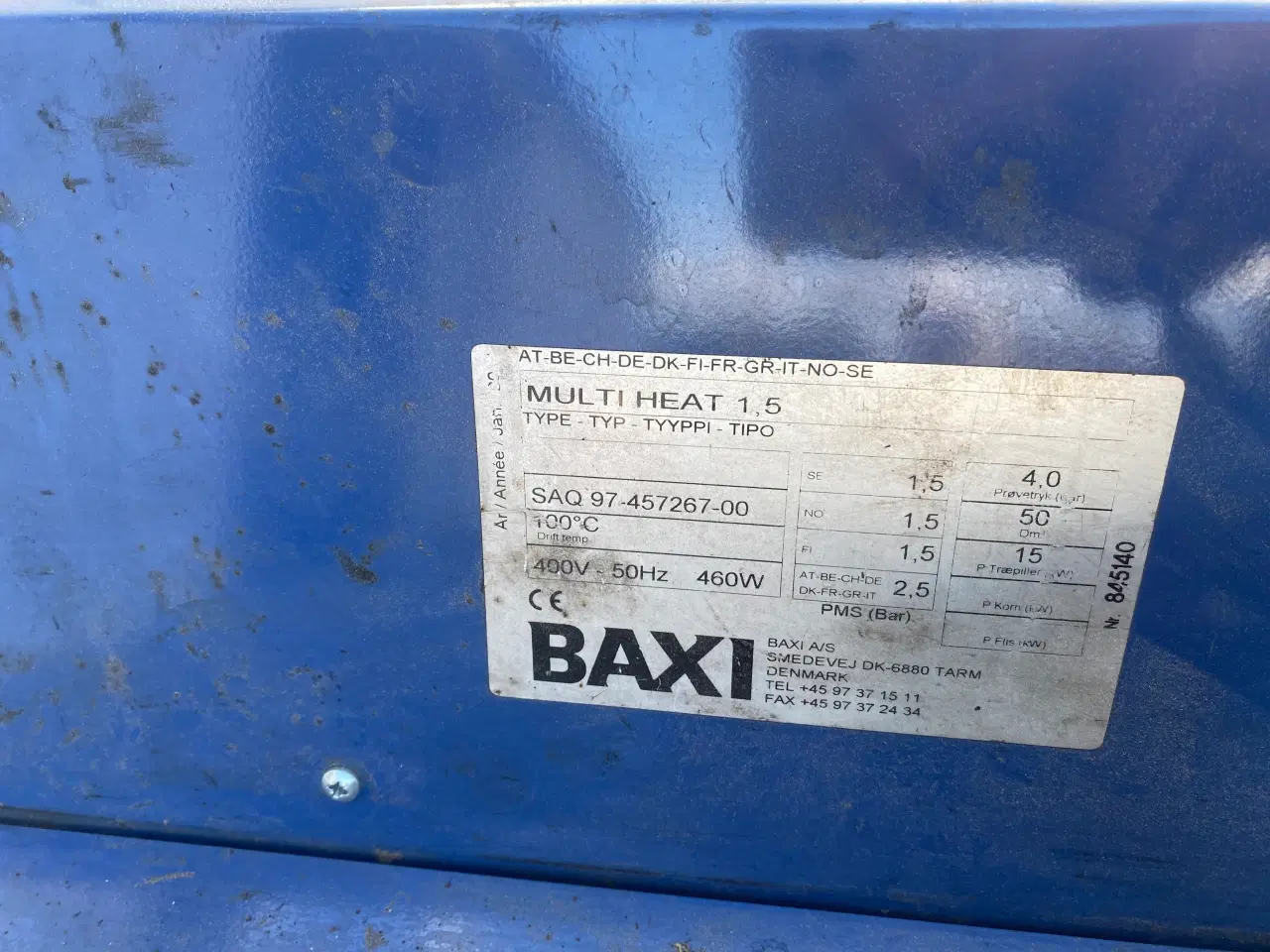 Billede 3 - Baxi 1,5 Pille fyr