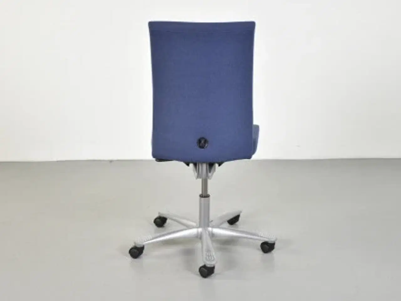 Billede 3 - Häg h04 credo 4650 kontorstol med blåt polster og høj ryg