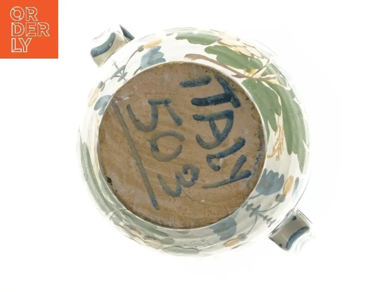 Billede 3 - Vintage keramikvase med hanke – håndlavet (str. Ø 11,5x18 cm)