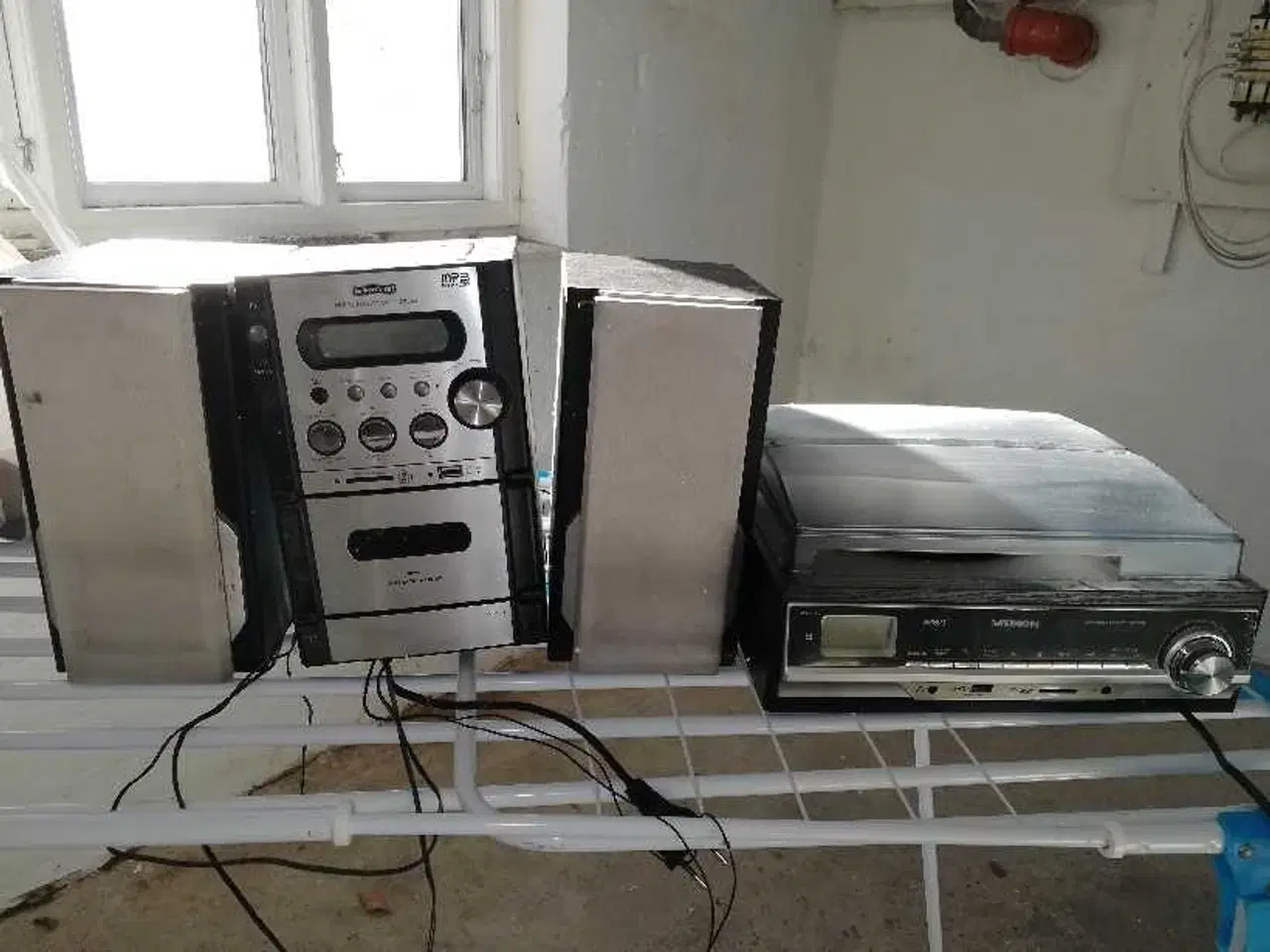 Billede 1 - Pladespiller og mini anlæg
