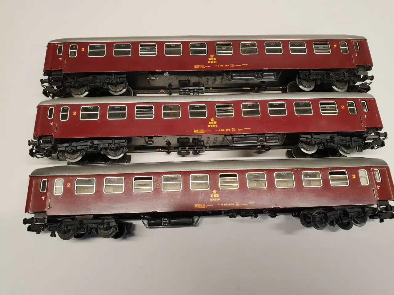 Billede 1 - Klassisk modeltog Märklin DSB B2300 passagervogne.