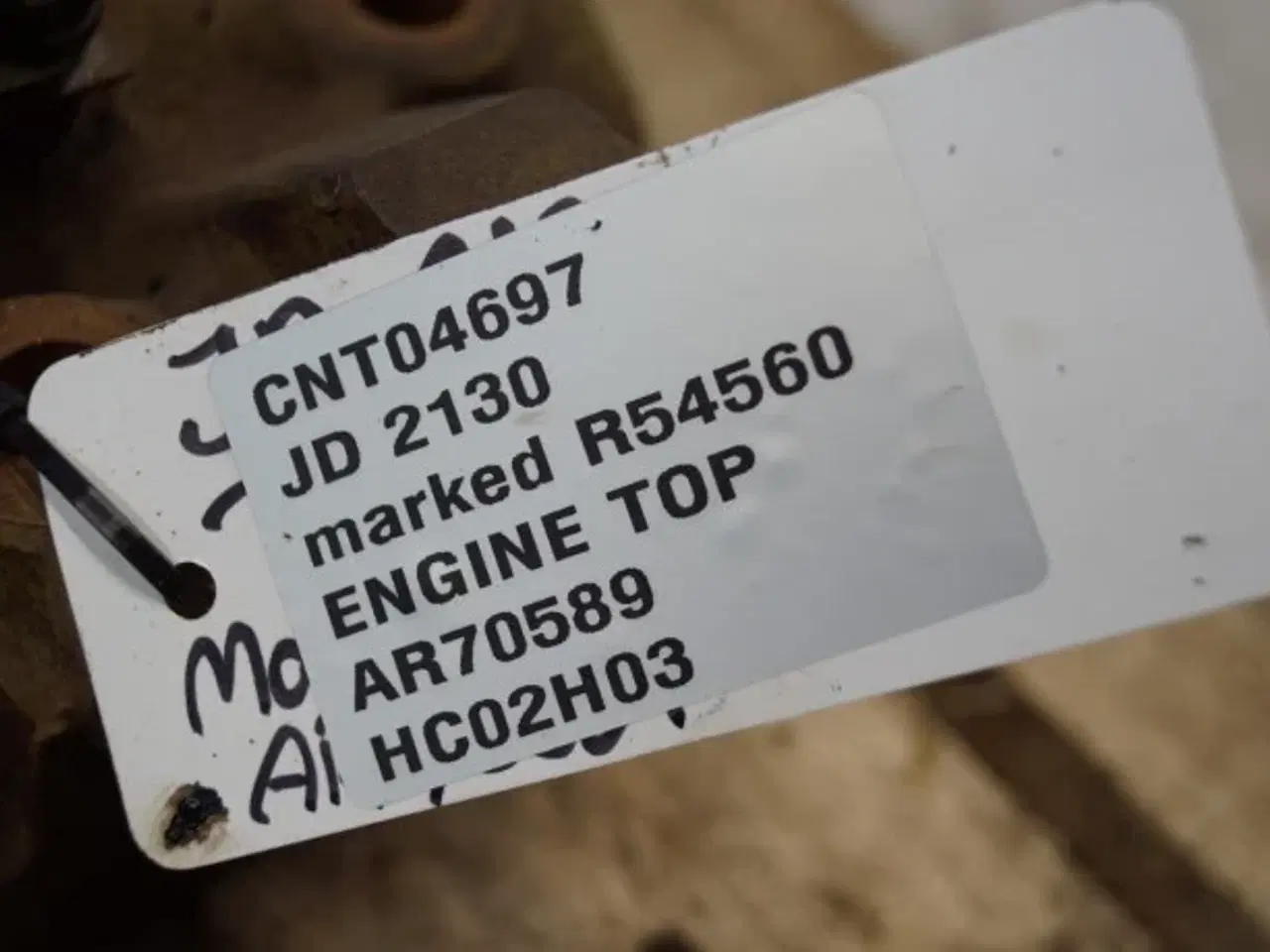 Billede 2 - John Deere 4239 Topstykke AR62452