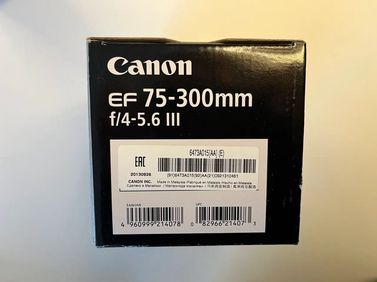 Billede 3 - Canon EF 75-300mm f/4-5.6 III Teleobjektiv