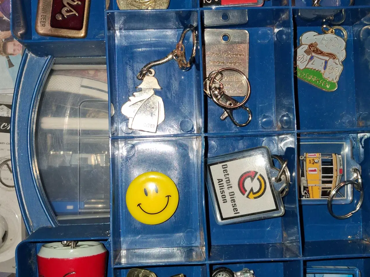 Billede 3 - Nøglering samling, med ophæng