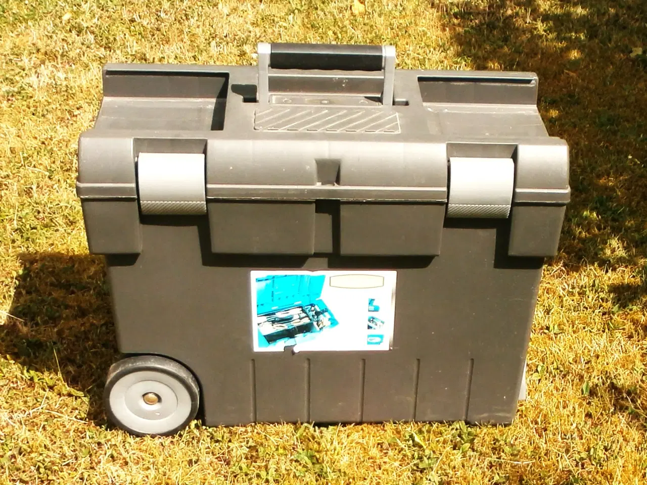 Billede 5 - CURVER Værktøjsvogn med Håndtag & Hjul, Grå