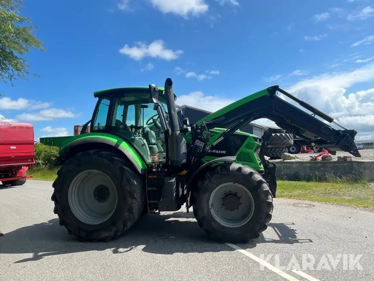 Billede 8 - Traktor DEUTZ-FAHR Agronom 6165.4 med frontlæsser