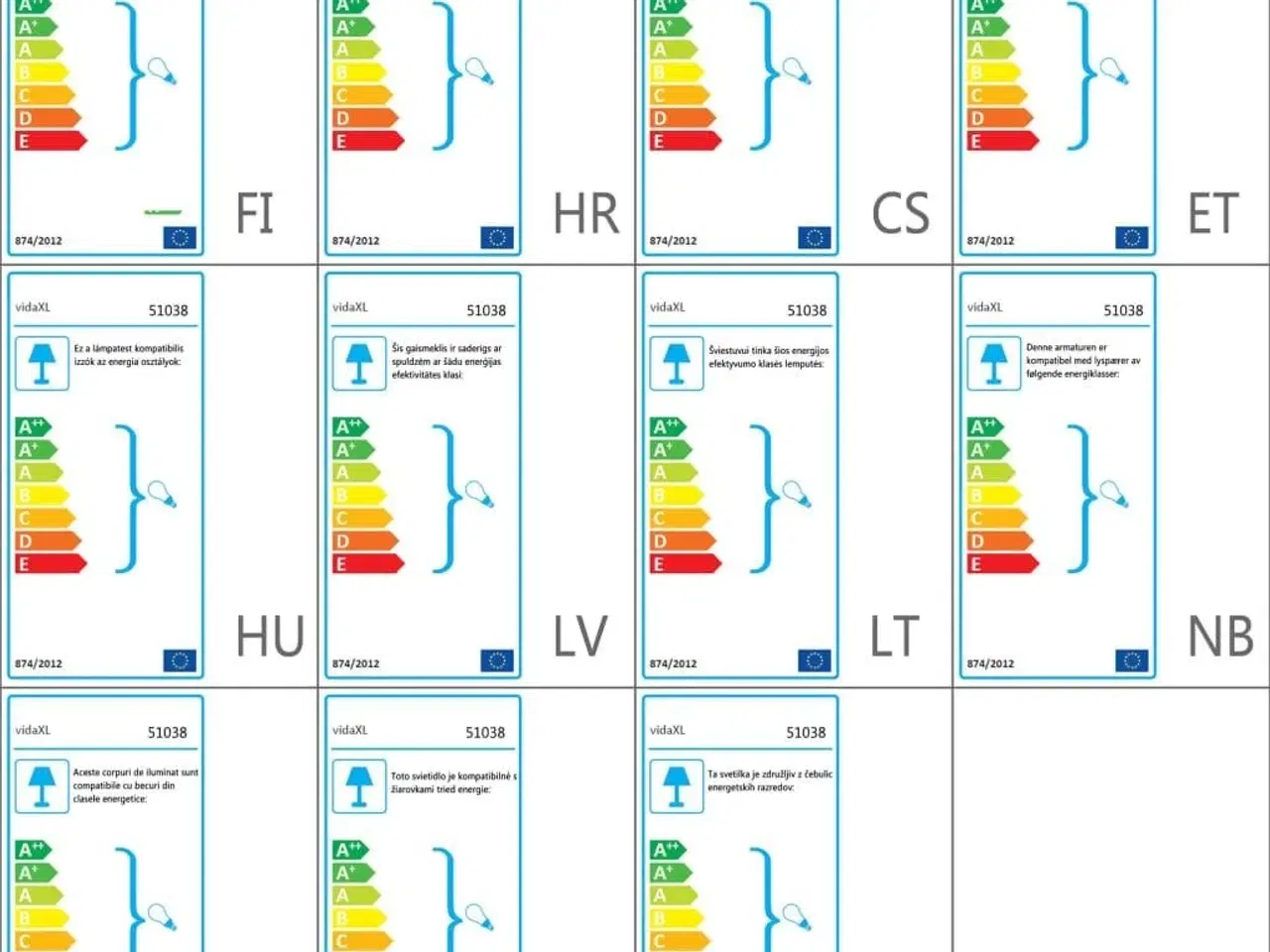 Billede 9 - Bordlamper 2 stk. touch-knap E14 hvid