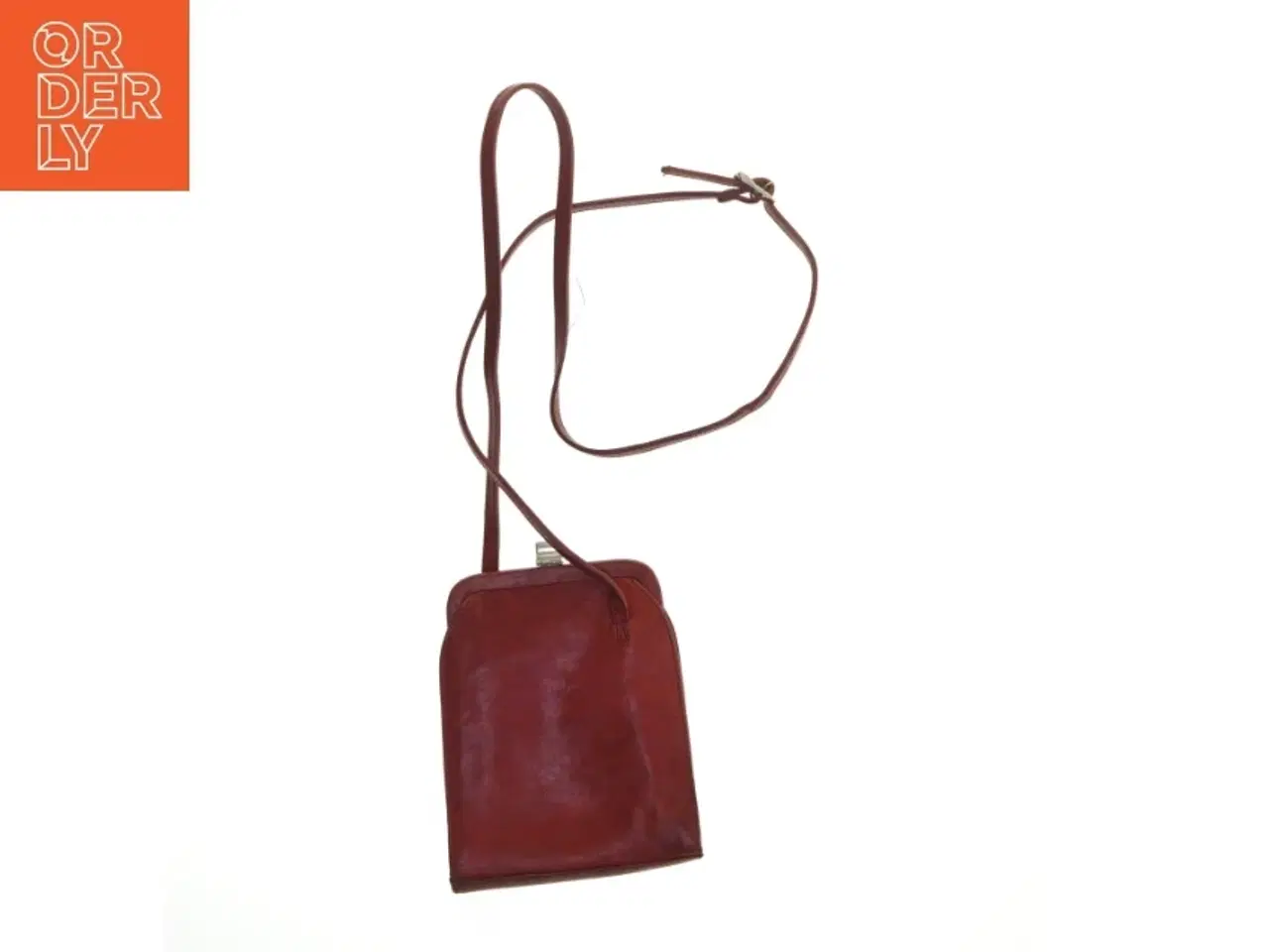 Billede 2 - Lille læder skuldertaske fra Claudio Ferrici (str. 19x14 cm)