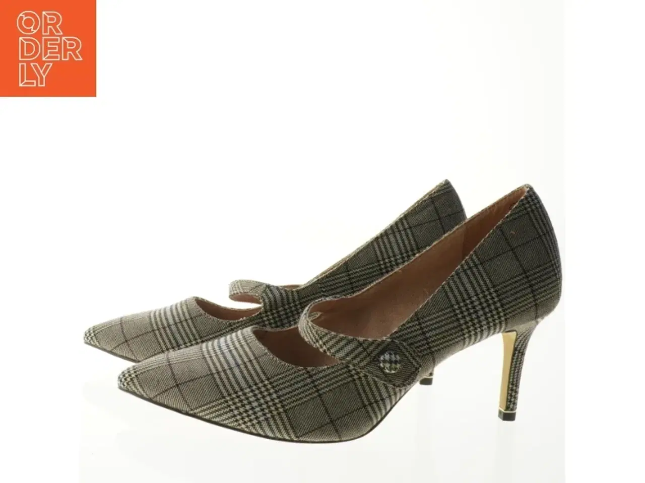 Billede 4 - Tamaris pumps i ternet design fra Tamaris (str. 37)