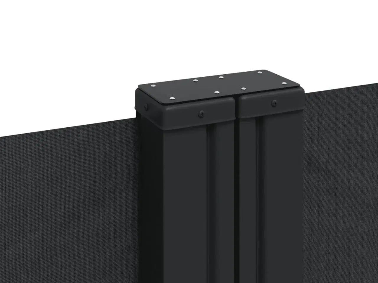 Billede 7 - Sammenrullelig sidemarkise 180x600 cm sort