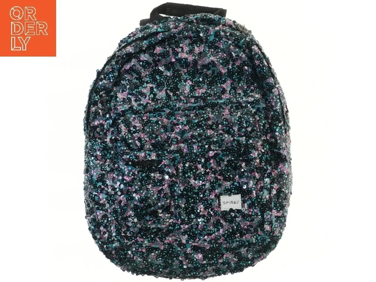 Billede 1 - Rygsæk med pailletter fra Spiral (str. 38x46 cm)