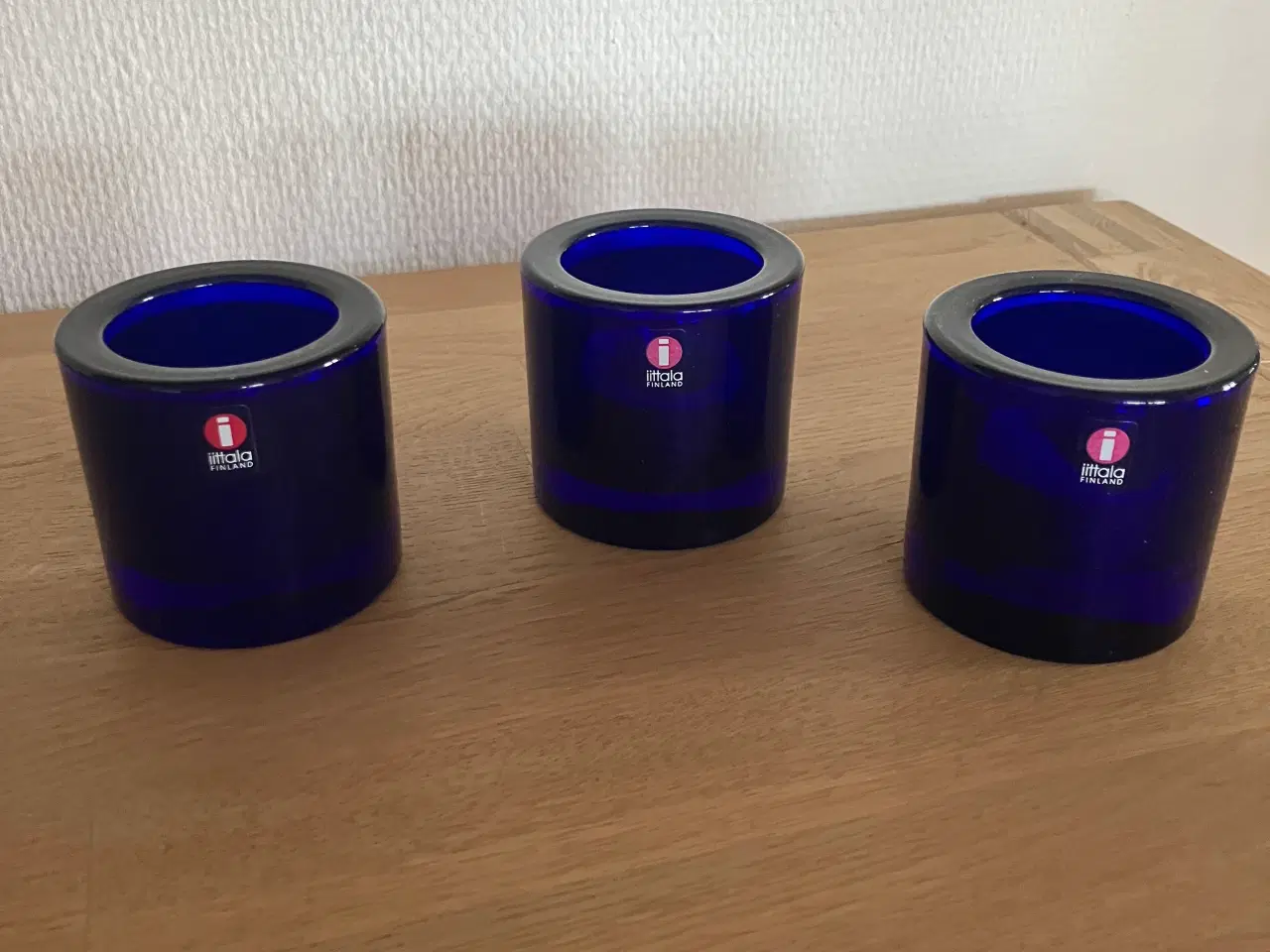 Billede 1 - Iittala blå lysestager
