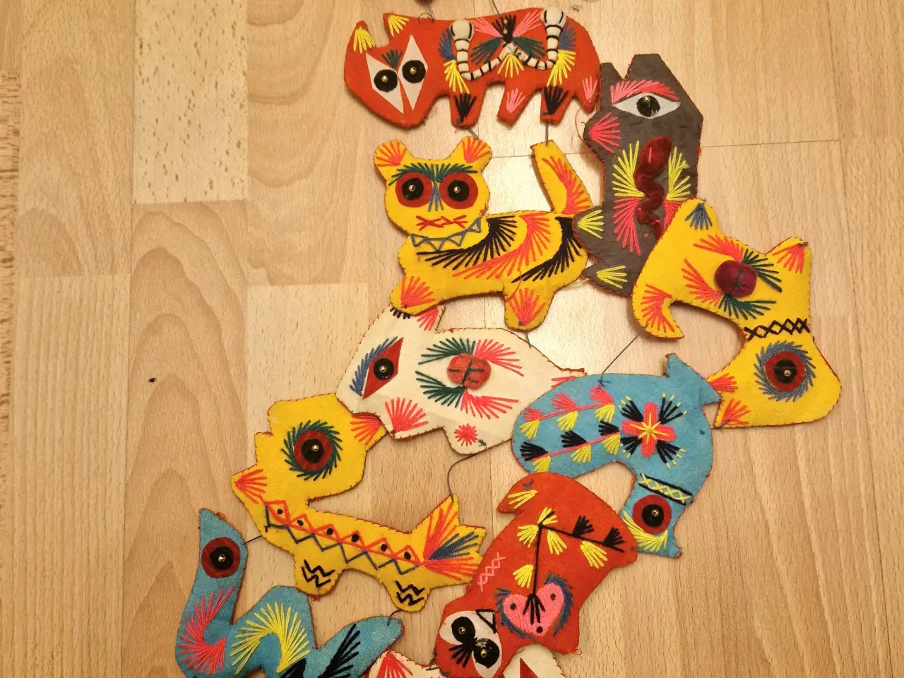 Billede 2 - Vintage kinesisk zodiac ophæng med 12 figurer