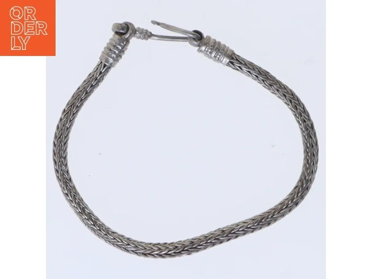 Billede 1 - Creoler Armbånd i flettet sølv (str. 20 cm)
