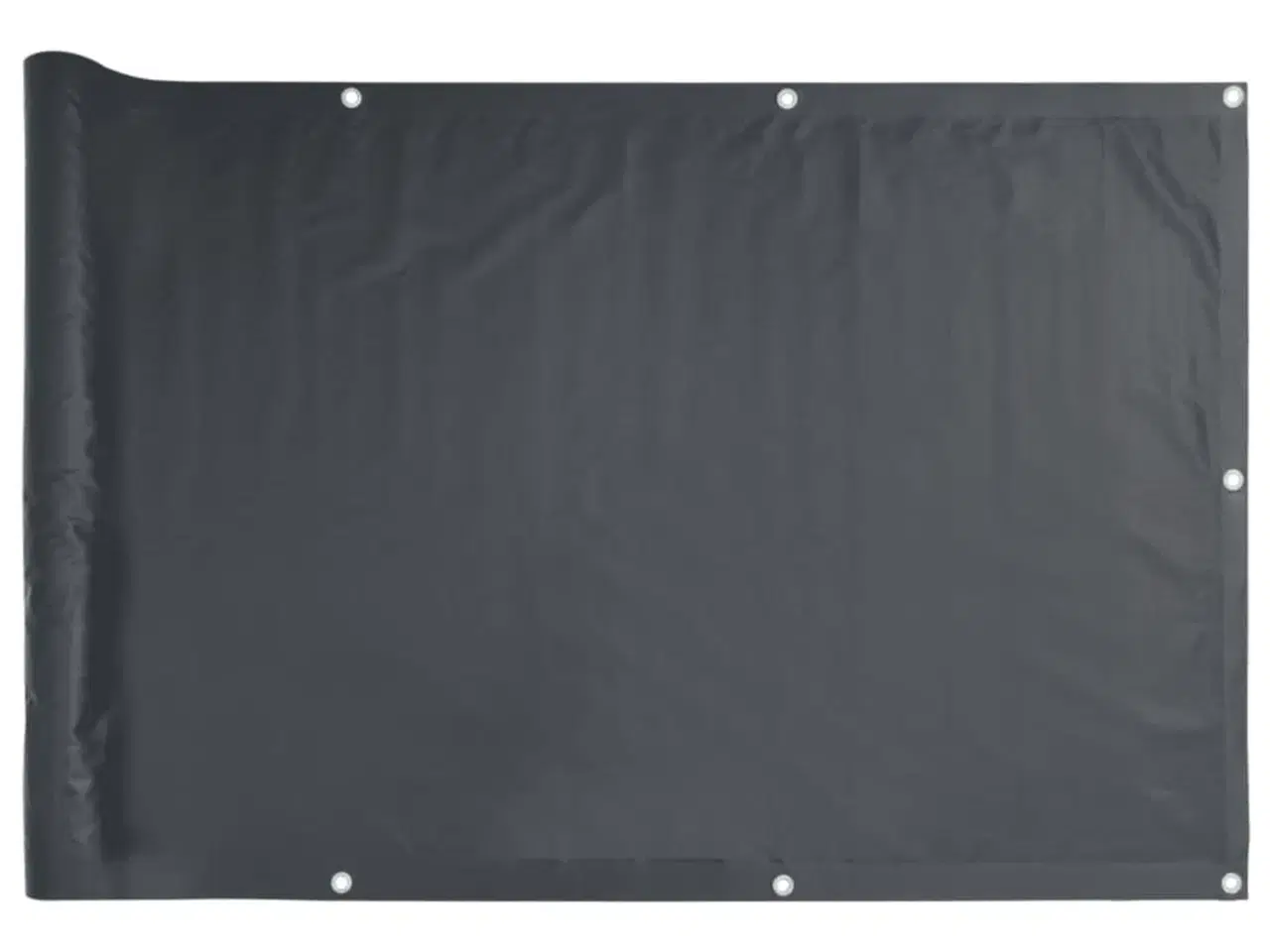 Billede 2 - Altanafskærmning 400x90 cm PVC antracitgrå