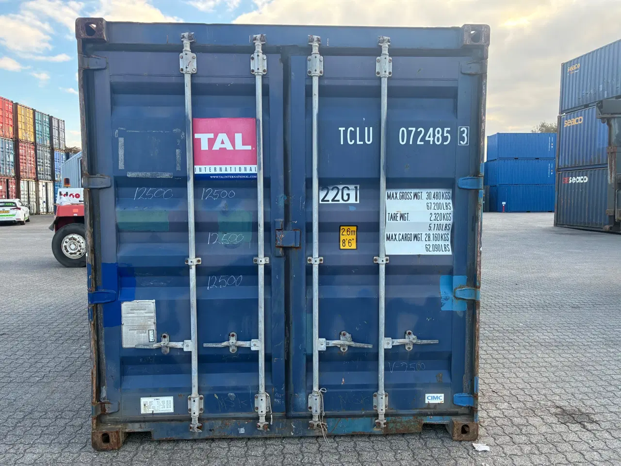 Billede 1 - 20 fods Container- ID: TCLU 072485-3