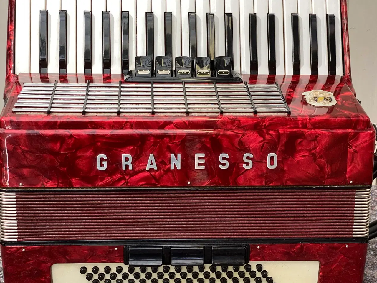 Billede 8 - Granesso harmonika – vintage rød perlemor, sælges 