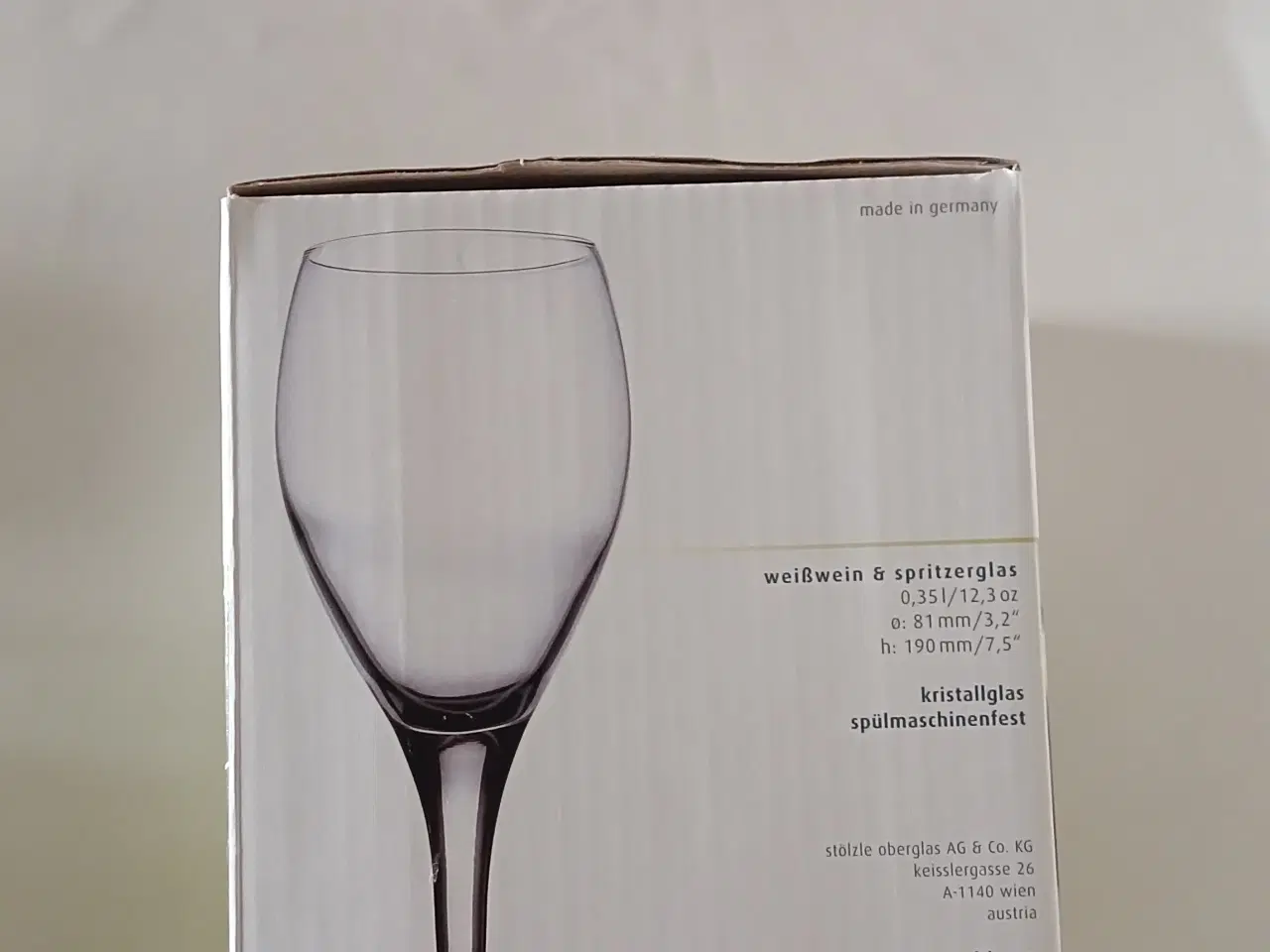 Billede 3 - 12 stk. Hvidvinsglas - Stoelzle Oberglas