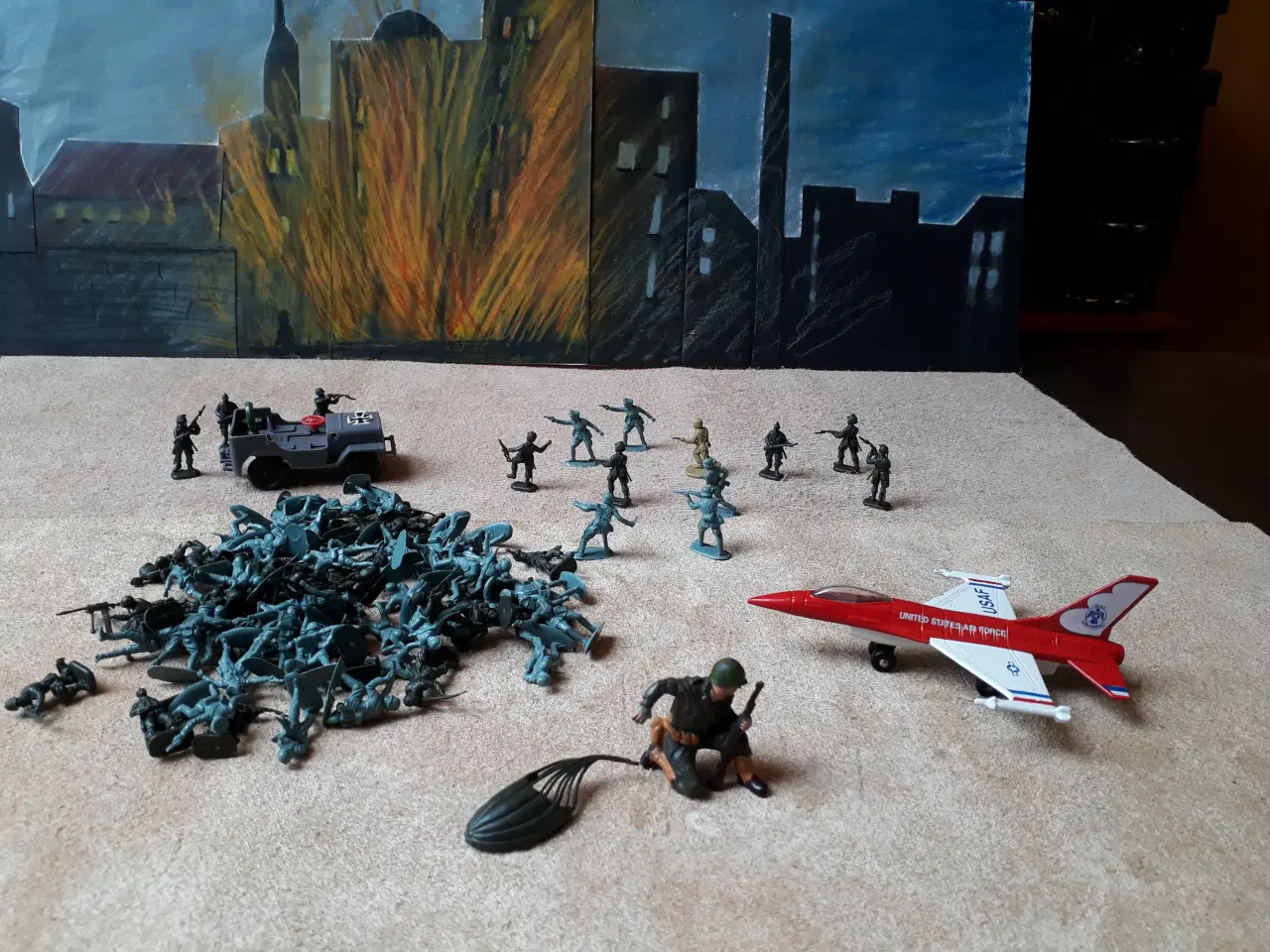 Billede 1 - Matchbox Air Force Fly og Soldater