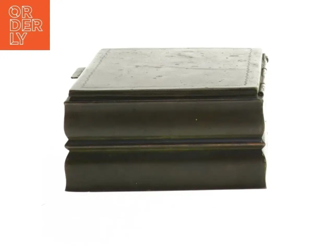 Billede 2 - Metalæske i bogform (str. 12x10 cm)