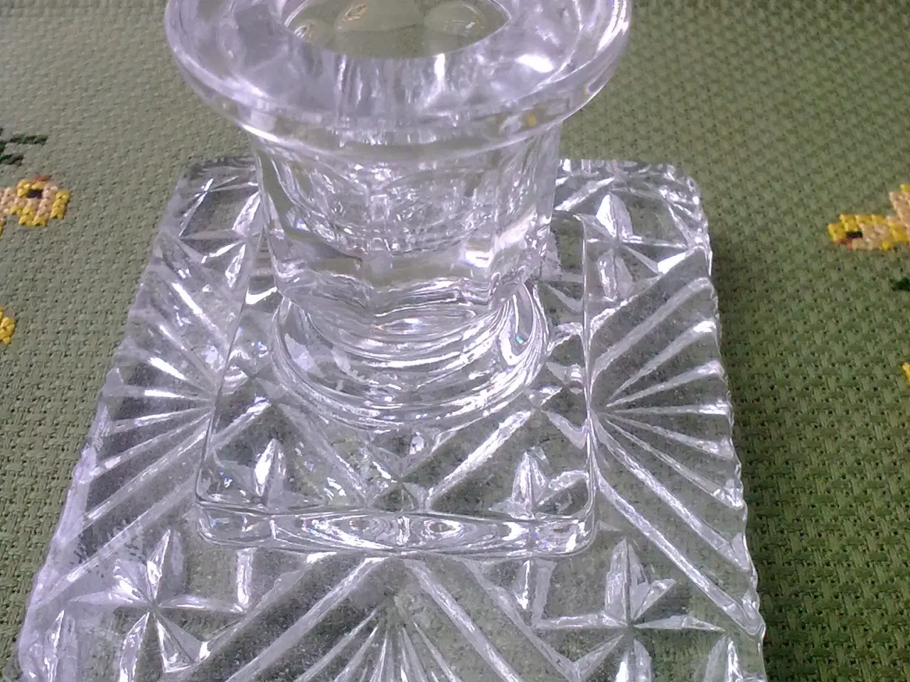 Billede 5 - Bling påske skåle 4 m lysestage glas NYT og GL. 