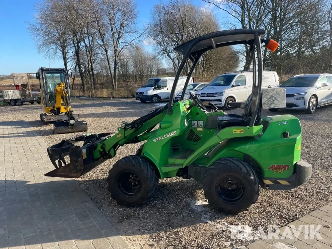 Billede 8 - Minilæsser Avant Staldkat 630 med siloklo