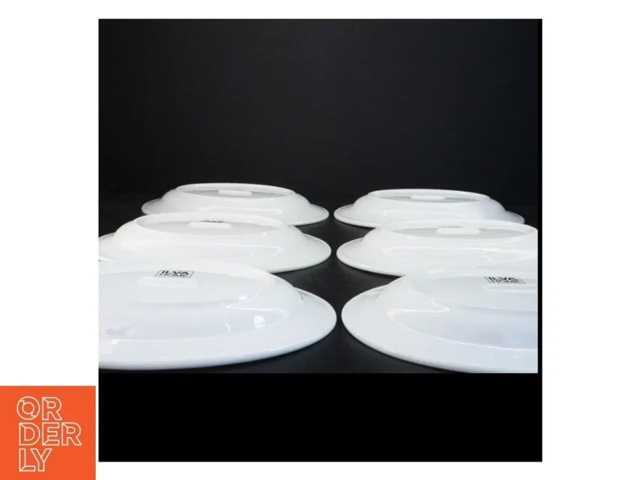 Billede 4 - Hvide Porcelænsplatter fra Ilva Home Collection (str. 29 x 19,5 x 3,5 cm)