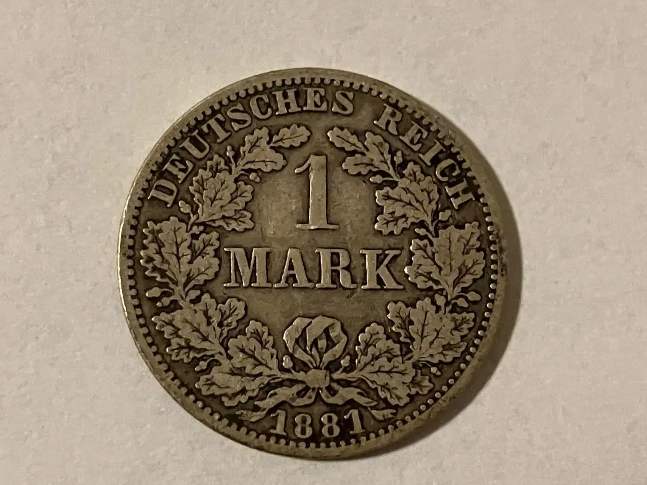 Billede 1 - 1 Mark 1881 Germany - Silver